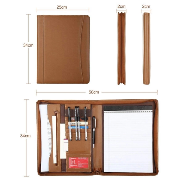 Business Folder Padfolio A4 Writing Pad Document Organizer - Business Folder Padfolio A4 Writing Pad Document Organizer - Image 2 of 2