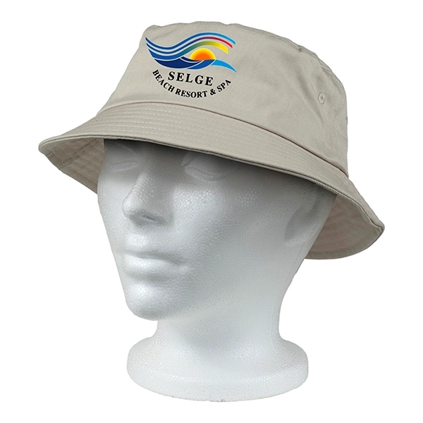 Full Color Imprint Cotton Bucket Hat - Full Color Imprint Cotton Bucket Hat - Image 5 of 42