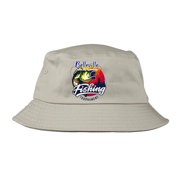 Full Color Imprint Cotton Bucket Hat - Full Color Imprint Cotton Bucket Hat - Image 7 of 42