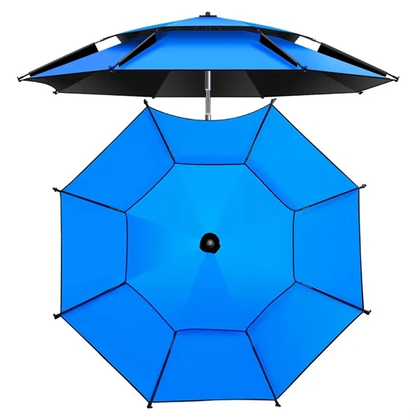 Heavy Duty Stainless Steel Beach Umbrella with Sand Anchor - Heavy Duty Stainless Steel Beach Umbrella with Sand Anchor - Image 4 of 11