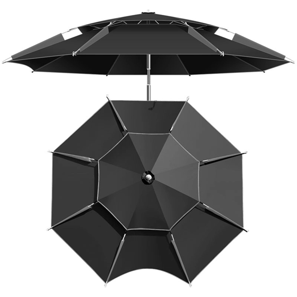 Heavy Duty Stainless Steel Beach Umbrella with Sand Anchor - Heavy Duty Stainless Steel Beach Umbrella with Sand Anchor - Image 5 of 11
