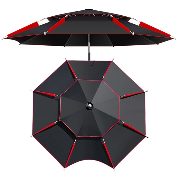 Heavy Duty Stainless Steel Beach Umbrella with Sand Anchor - Heavy Duty Stainless Steel Beach Umbrella with Sand Anchor - Image 7 of 11