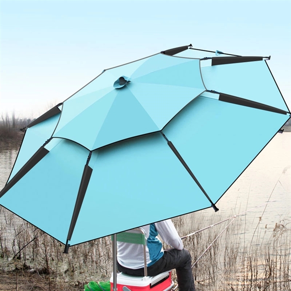 Heavy Duty Stainless Steel Beach Umbrella with Sand Anchor - Heavy Duty Stainless Steel Beach Umbrella with Sand Anchor - Image 11 of 11