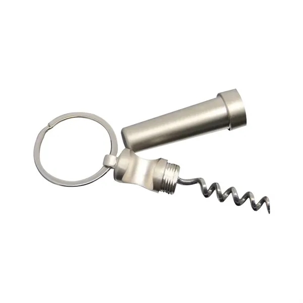 Wine Bottle Opener With Key Ring - Wine Bottle Opener With Key Ring - Image 3 of 4