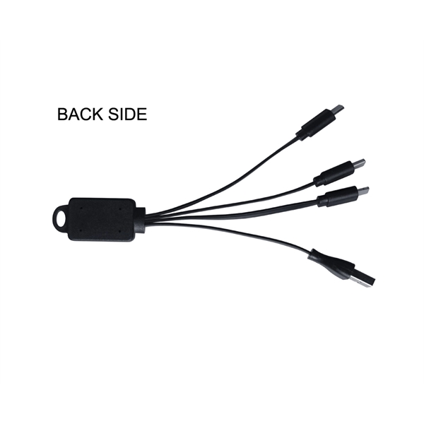 Bamboo Finish 3-in 1 Charging Cable - Bamboo Finish 3-in 1 Charging Cable - Image 3 of 4