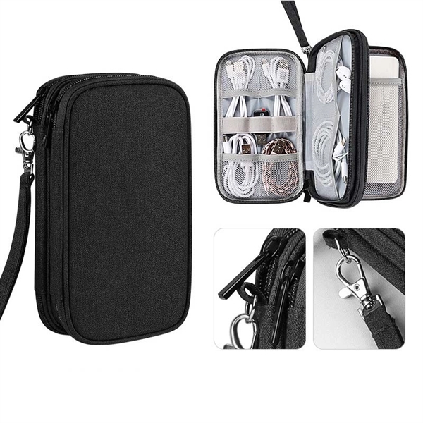 Electronic Accessories Cable Organizer Bag - Electronic Accessories Cable Organizer Bag - Image 3 of 6
