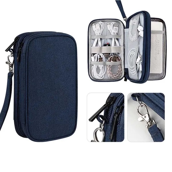 Electronic Accessories Cable Organizer Bag - Electronic Accessories Cable Organizer Bag - Image 4 of 6