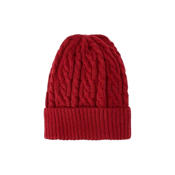 Unisex OPTIMAL Knit Cuffed Beanie - Unisex OPTIMAL Knit Cuffed Beanie - Image 3 of 4