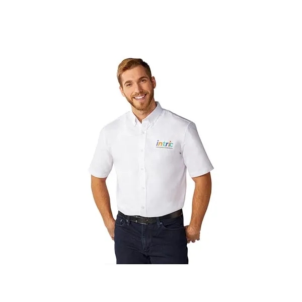 SAMSON Men's Oxford Short Sleeve Shirt - SAMSON Men's Oxford Short Sleeve Shirt - Image 0 of 3