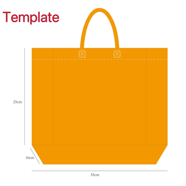 Promotional Non-Woven Tote Bag (13 3/4" W x 10" H x 4" D) - Promotional Non-Woven Tote Bag (13 3/4" W x 10" H x 4" D) - Image 1 of 23