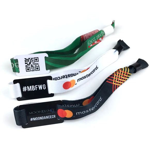 iTAGL 3/4" Smart NFC Digital Business Event Fabric Wristband - iTAGL 3/4" Smart NFC Digital Business Event Fabric Wristband - Image 0 of 10