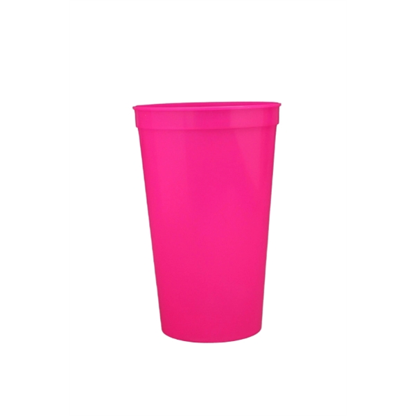 22oz. Pink Stadium Cups - 22oz. Pink Stadium Cups - Image 1 of 1