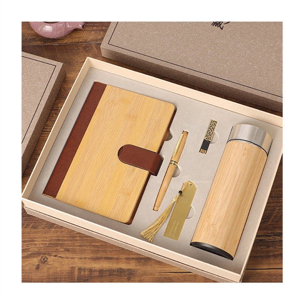 Business Bamboo Notepad Gift Box - Business Bamboo Notepad Gift Box - Image 0 of 3