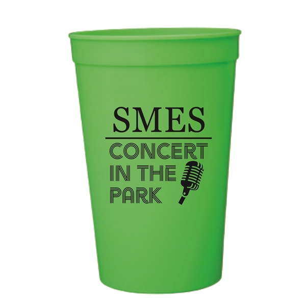 32oz. Neon Green Stadium Cups - 32oz. Neon Green Stadium Cups - Image 0 of 1