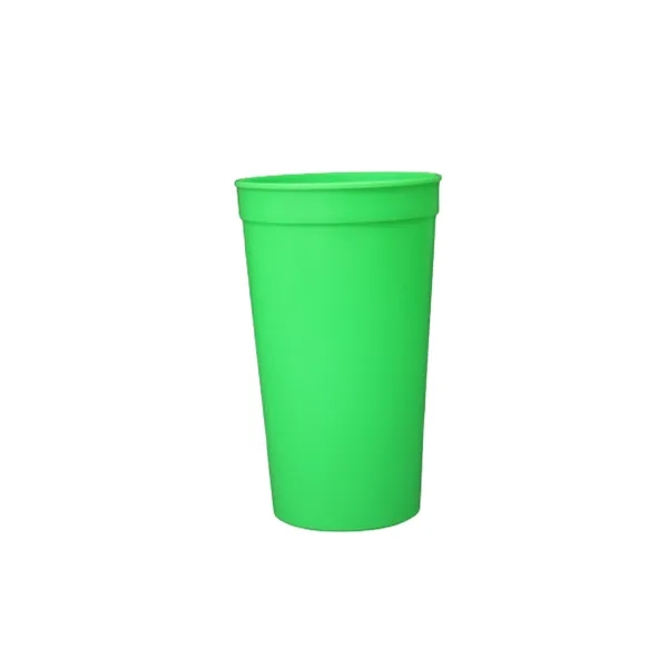 32oz. Neon Green Stadium Cups - 32oz. Neon Green Stadium Cups - Image 1 of 1