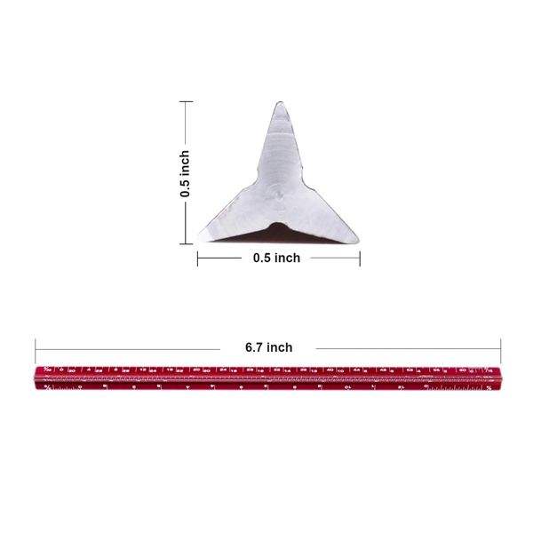 6 Inch Architectural Scale Ruler - 6 Inch Architectural Scale Ruler - Image 2 of 2