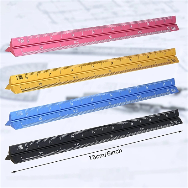 6 Inch Engineer Scale Ruler - 6 Inch Engineer Scale Ruler - Image 2 of 4