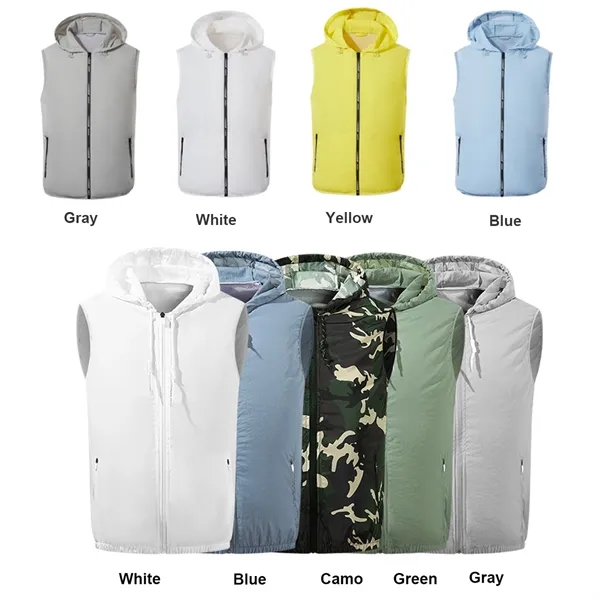 Summer Air Conditioner Cooling Vest - Summer Air Conditioner Cooling Vest - Image 1 of 6