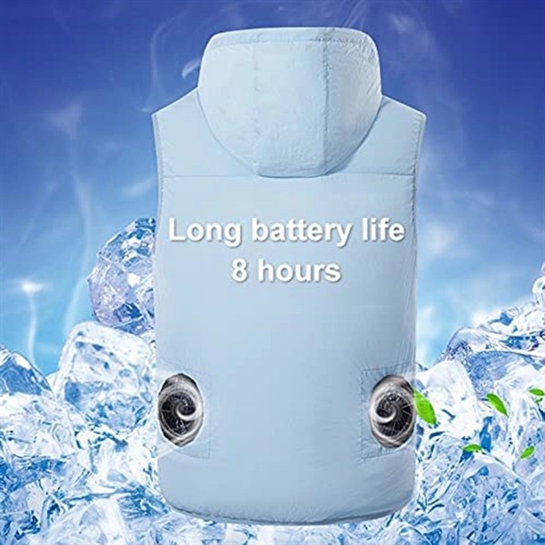 Summer Air Conditioner Cooling Vest - Summer Air Conditioner Cooling Vest - Image 2 of 6