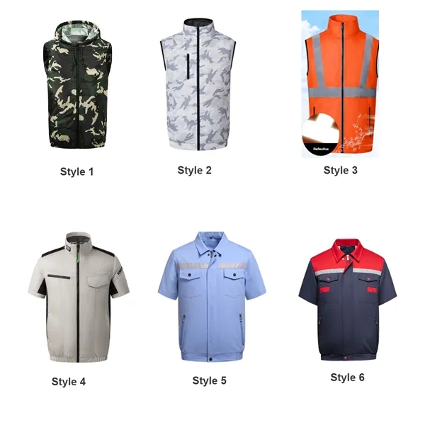 Summer Air Conditioner Cooling Vest - Summer Air Conditioner Cooling Vest - Image 3 of 6
