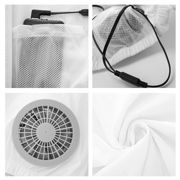 Summer Air Conditioner Cooling Vest - Summer Air Conditioner Cooling Vest - Image 4 of 6