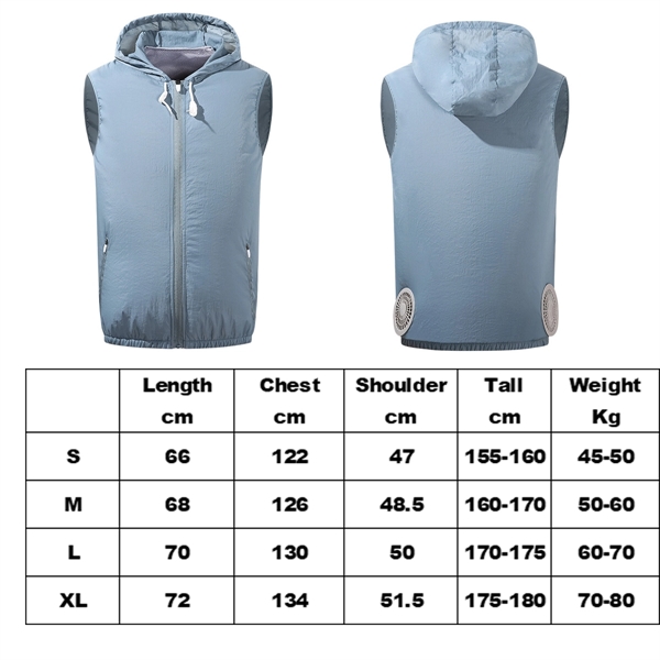 Summer Air Conditioner Cooling Vest - Summer Air Conditioner Cooling Vest - Image 6 of 6