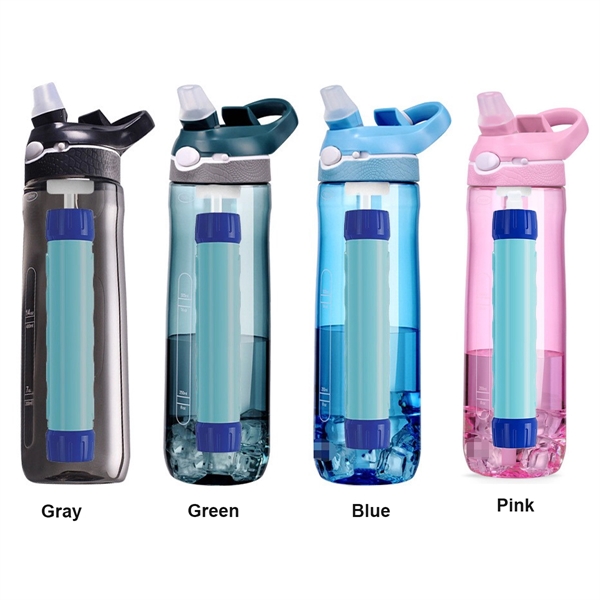 25oz Straw Water Filtered Bottle - 25oz Straw Water Filtered Bottle - Image 1 of 5