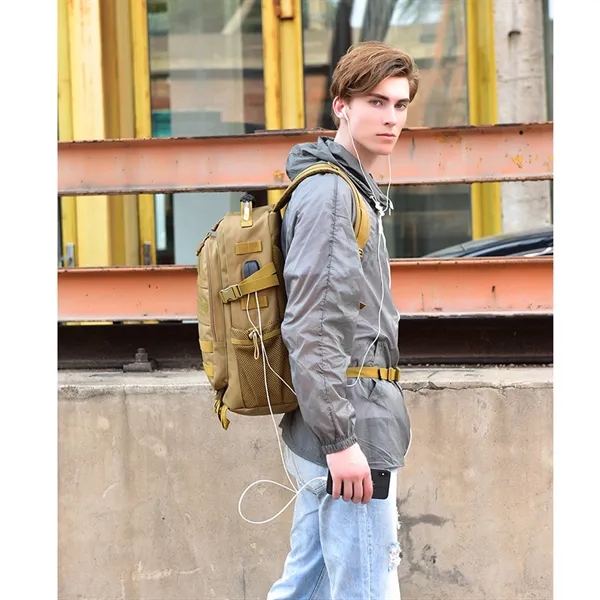 USB Charging Camping Backpack - USB Charging Camping Backpack - Image 3 of 3