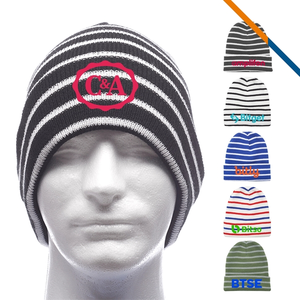 Juvia Striped Beanies - Juvia Striped Beanies - Image 0 of 7