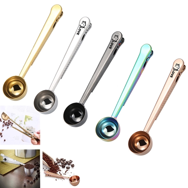 Measuring Coffee Scoop and Bag Clip - Measuring Coffee Scoop and Bag Clip - Image 0 of 2