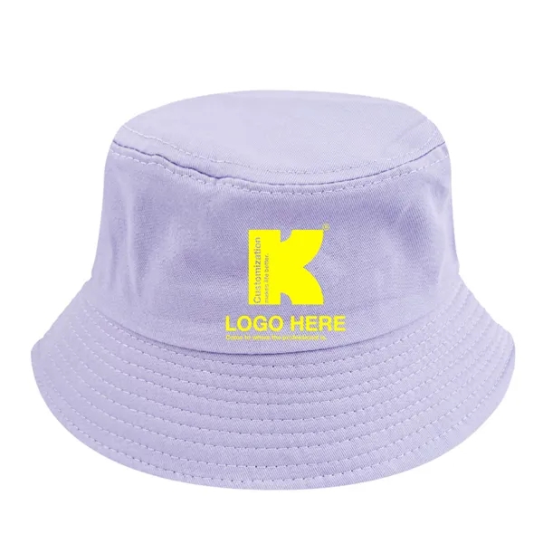 Everyday Unisex Cotton Style Bucket Hat - Everyday Unisex Cotton Style Bucket Hat - Image 3 of 5