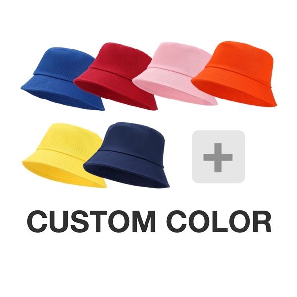 Everyday Unisex Cotton Style Bucket Hat - Everyday Unisex Cotton Style Bucket Hat - Image 5 of 5