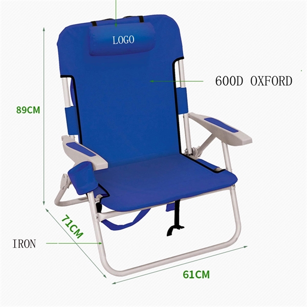 Backpack style beach chair - Backpack style beach chair - Image 3 of 4