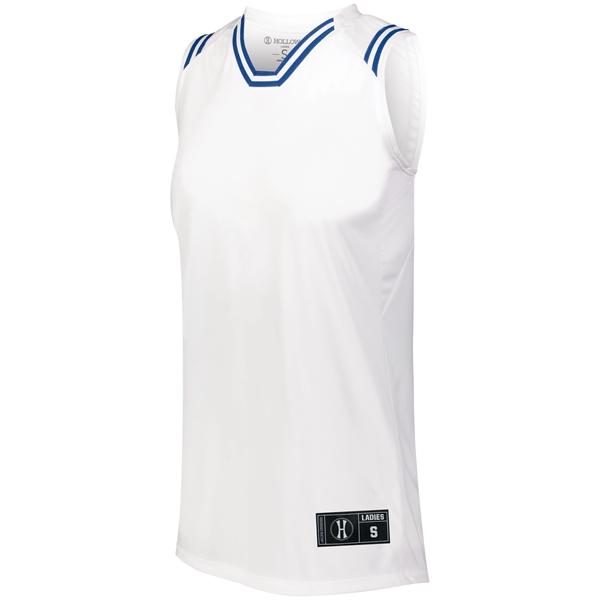 Ladies Retro Basketball Jersey - Ladies Retro Basketball Jersey - Image 6 of 15