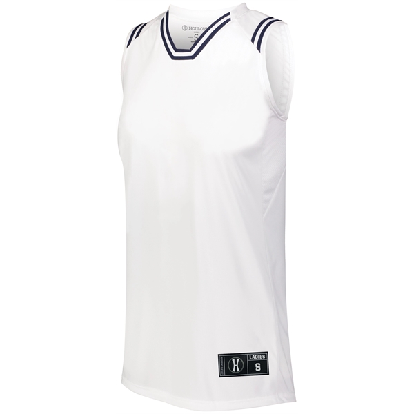 Ladies Retro Basketball Jersey - Ladies Retro Basketball Jersey - Image 1 of 15