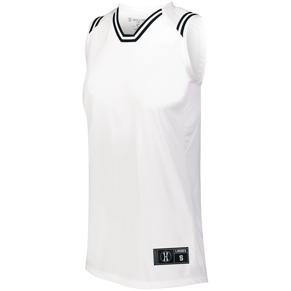 Ladies Retro Basketball Jersey - Ladies Retro Basketball Jersey - Image 4 of 15