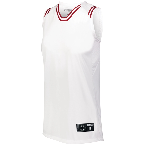Ladies Retro Basketball Jersey - Ladies Retro Basketball Jersey - Image 5 of 15