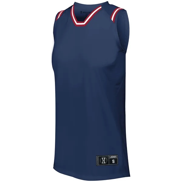 Ladies Retro Basketball Jersey - Ladies Retro Basketball Jersey - Image 7 of 15