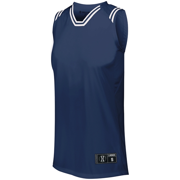 Ladies Retro Basketball Jersey - Ladies Retro Basketball Jersey - Image 8 of 15