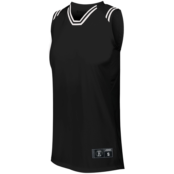 Ladies Retro Basketball Jersey - Ladies Retro Basketball Jersey - Image 11 of 15