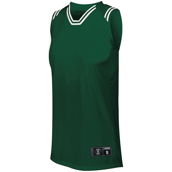 Ladies Retro Basketball Jersey - Ladies Retro Basketball Jersey - Image 12 of 15
