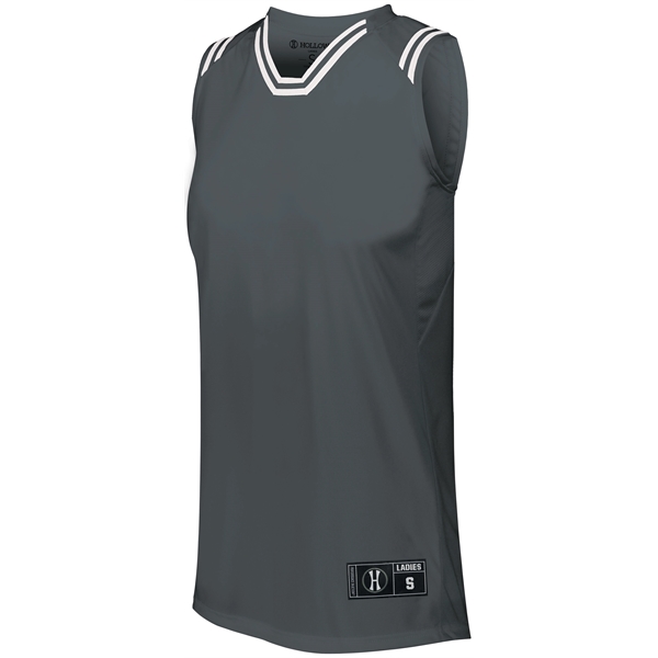 Ladies Retro Basketball Jersey - Ladies Retro Basketball Jersey - Image 14 of 15