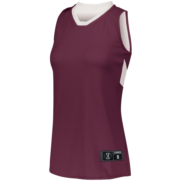 Ladies Dual-Side Single Ply Basketball Jersey - Ladies Dual-Side Single Ply Basketball Jersey - Image 2 of 9