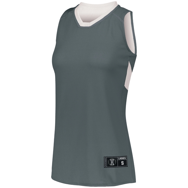 Ladies Dual-Side Single Ply Basketball Jersey - Ladies Dual-Side Single Ply Basketball Jersey - Image 8 of 9