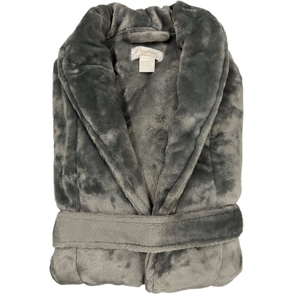 Ultra Soft 50" Microfleece Shawl Collar Robe - Ultra Soft 50" Microfleece Shawl Collar Robe - Image 9 of 14
