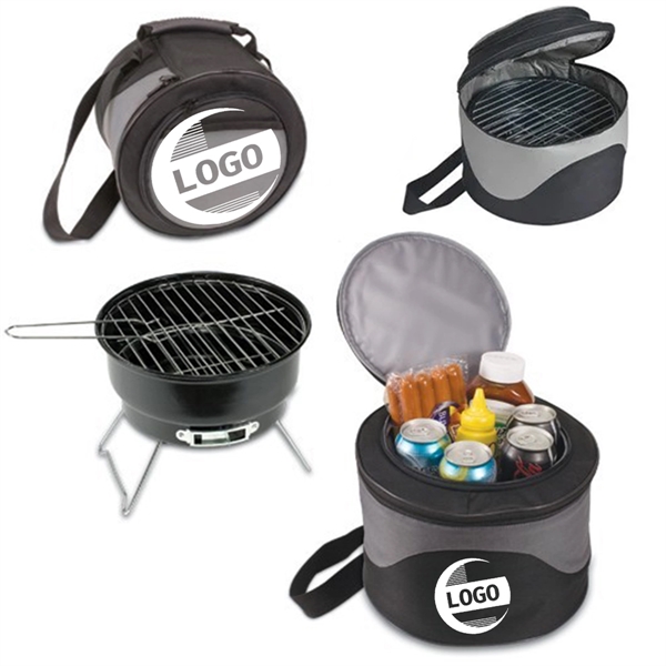 2 In 1 Portable Kooler Cooler Bag BBQ Grill - 2 In 1 Portable Kooler Cooler Bag BBQ Grill - Image 0 of 2