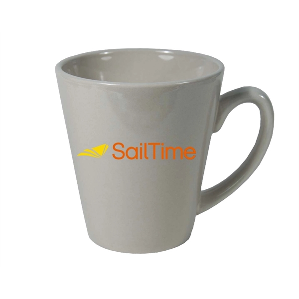 12 Ounce Solid Gloss Color Funnel Mug - 12 Ounce Solid Gloss Color Funnel Mug - Image 6 of 6