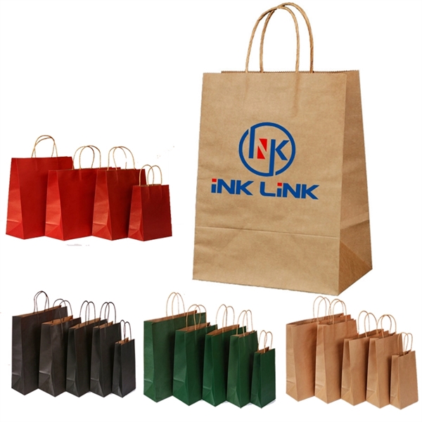 18x15x11 Inches Brown Paper Gift Bags with Handles Bulk - 18x15x11 Inches Brown Paper Gift Bags with Handles Bulk - Image 0 of 1