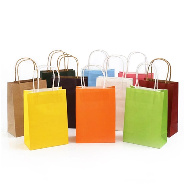 Multi Color High Quality Kraft Paper Bag - Multi Color High Quality Kraft Paper Bag - Image 1 of 1