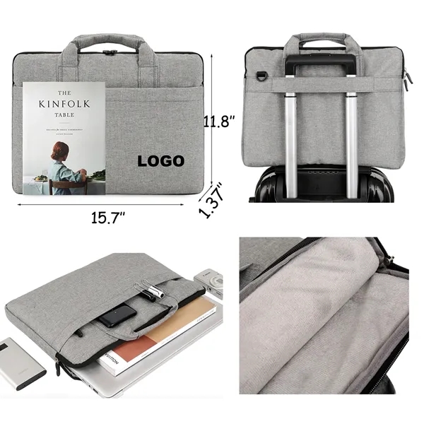 Custom Slim Laptop Handbag - Custom Slim Laptop Handbag - Image 1 of 5